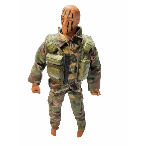 Hasbro Other - GI Joe  Vintage Action Figure 11" Camo Face Uniform Tactical Vest Air Force 1996